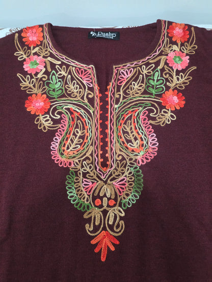 Woolen short kurti