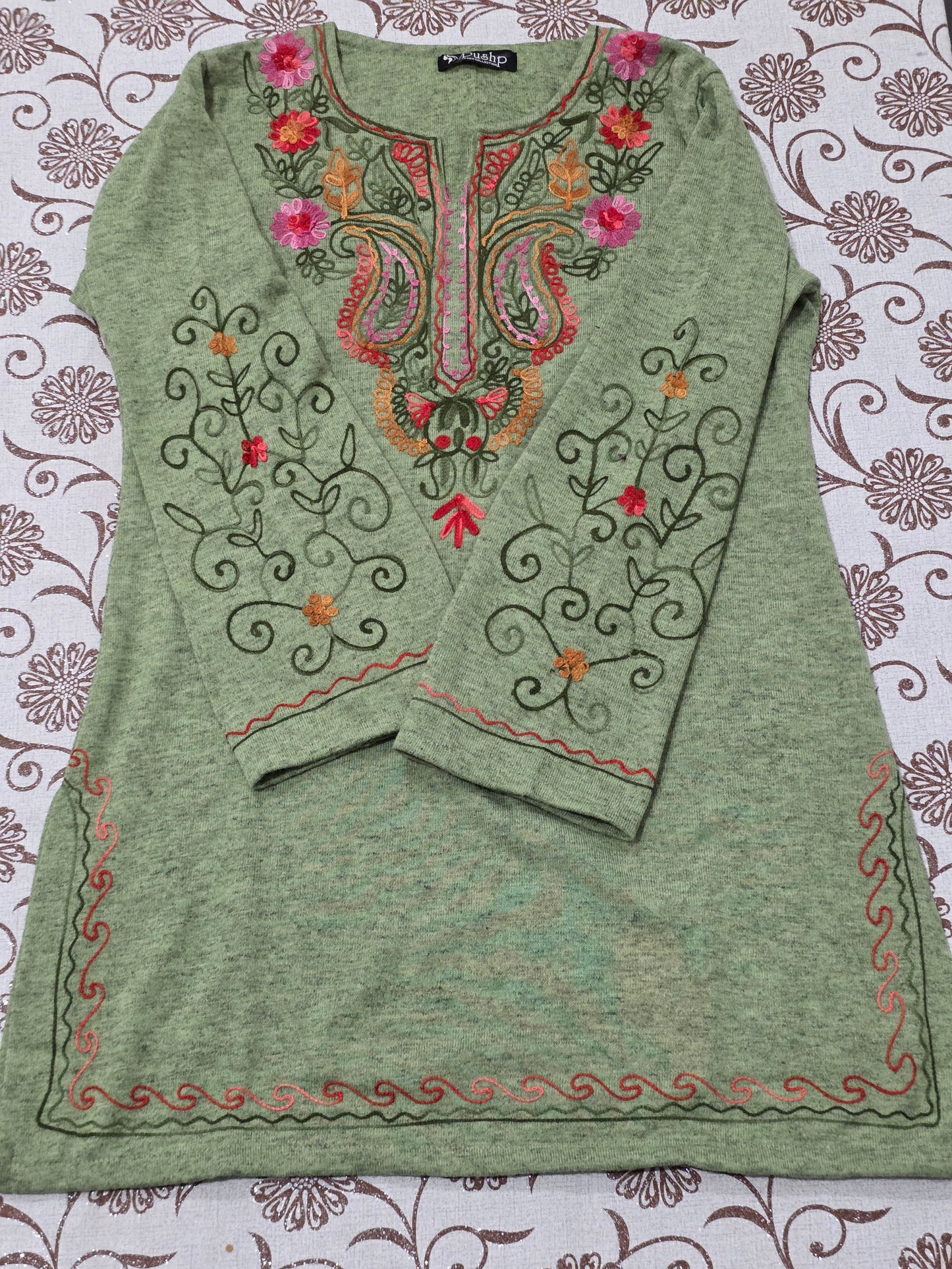 Woolen short kurti