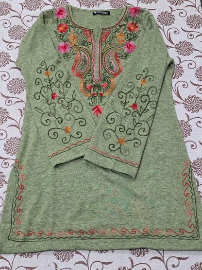Woolen short kurti