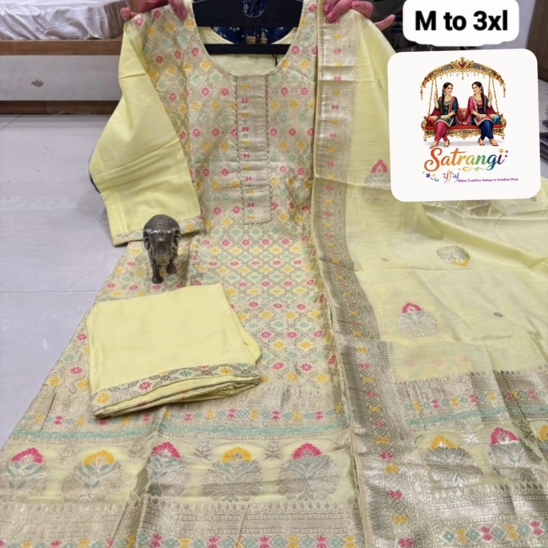 Banarasi style suit
