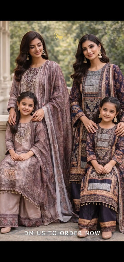 Mother-Daughter Pure Chinon Ensemble - Why settle for one when you can twin