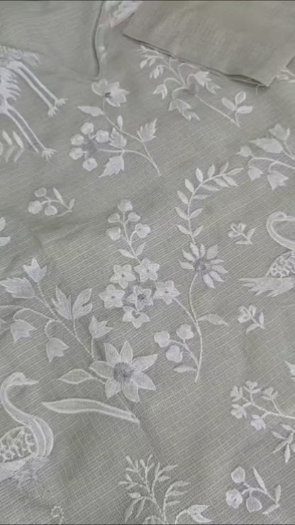 Kotadoria Pista colour fully embroided suit