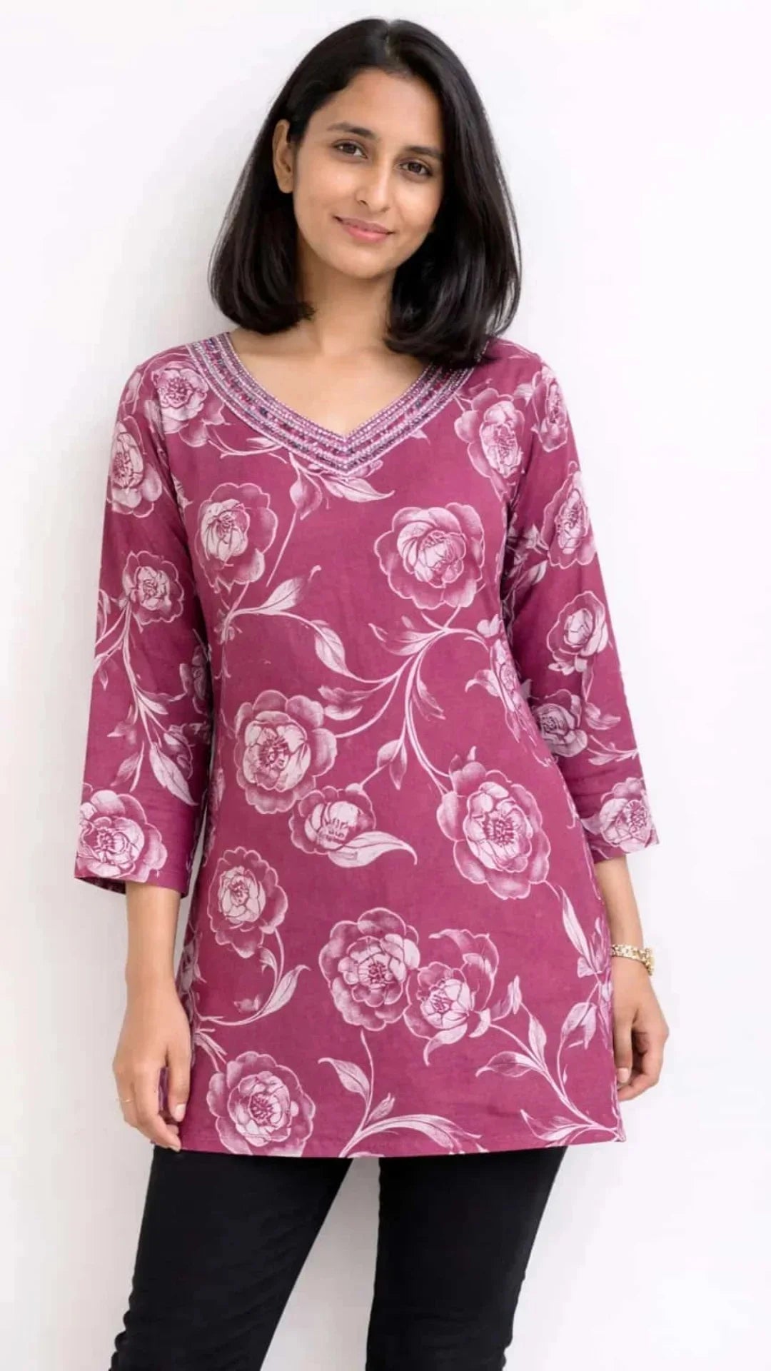 Printed Short Kurti