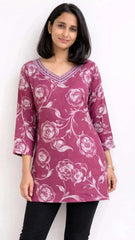 Printed Short Kurti