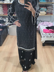 Elegant party wear Plazo suit