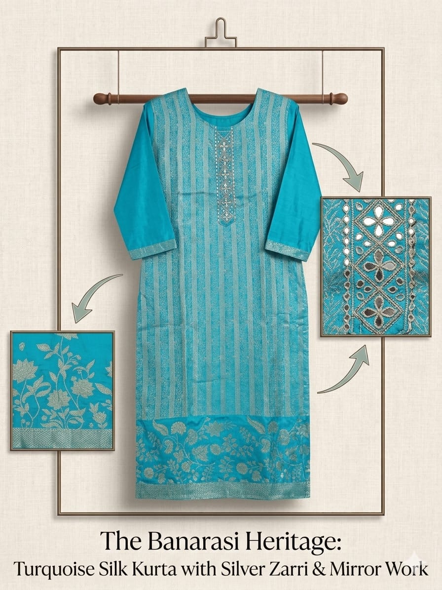 Banarasi style suit