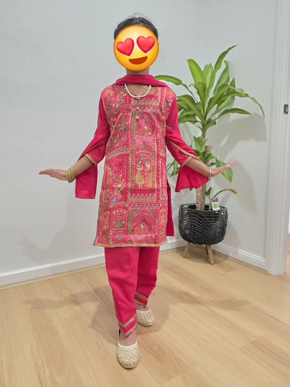 Farshi Salwar Suit Kids