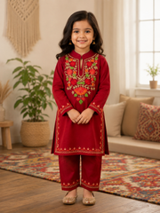 Kids Woolen Pheran set