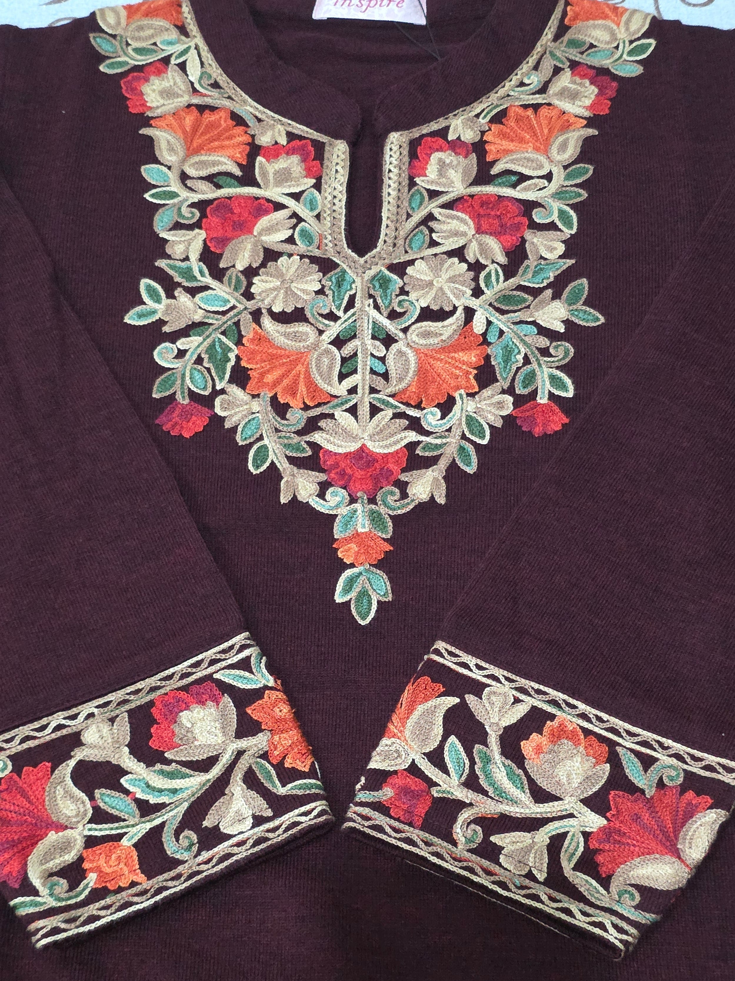 Woolen Suit with Shawl
