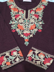 Woolen Suit with Shawl