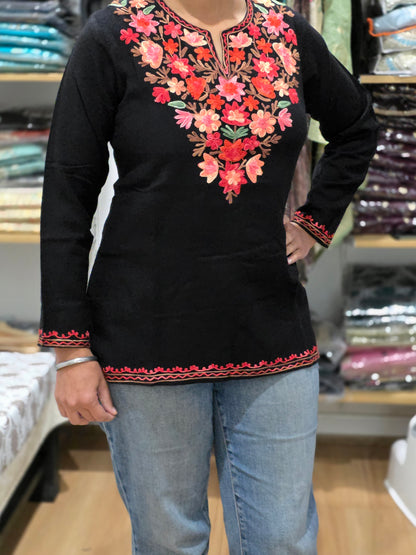 Black Short Kurti