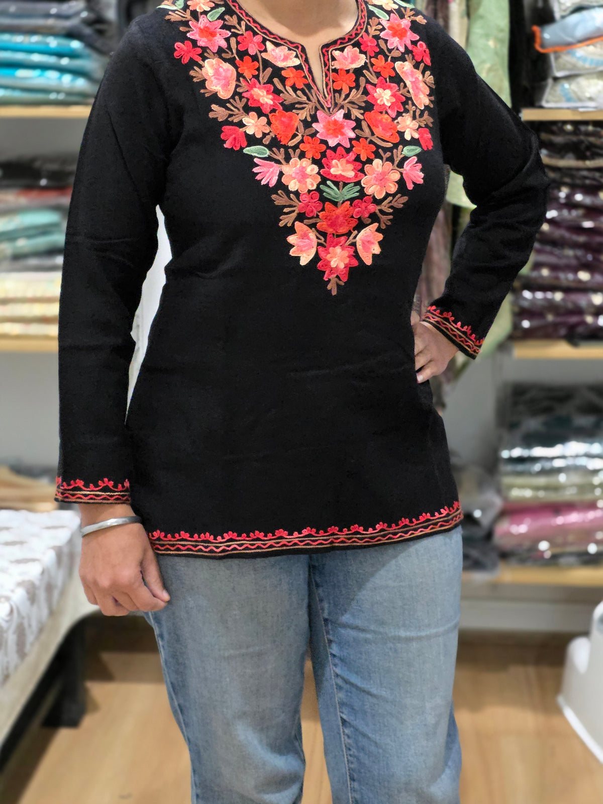 Black Short Kurti