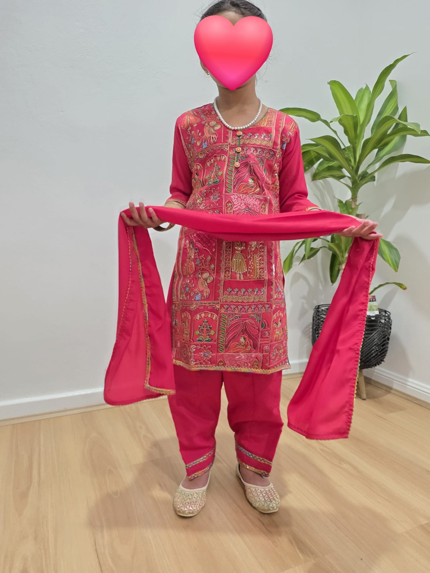 Farshi Salwar Suit Kids