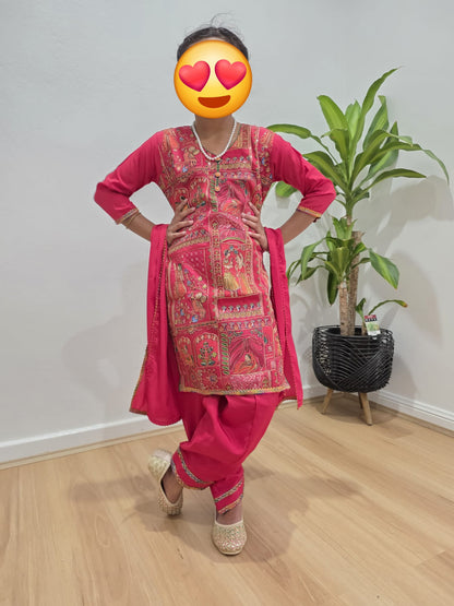 Farshi Salwar Suit Kids